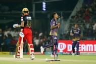 Sunil Narine dismissed Virat Kohli bowled out yesterday (Image Courtesy: IPLT20.com)
